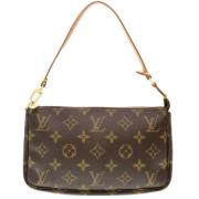 Louis Vuitton Vintage Pre-owned Canvas kuvertvskor Brown, Dam