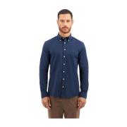 Brooks Brothers Marinblå Slim Fit Non-Iron Stretch Cotton-skjorta med ...