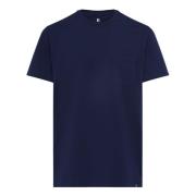 Boggi Milano Australisk Bomull Jersey T-shirt Blue, Herr
