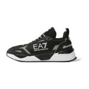 Emporio Armani EA7 Ace Runner Neopren Sneakers Black, Herr