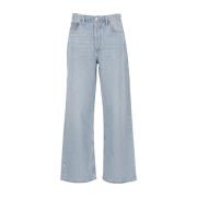 Agolde Wide Jeans Blue, Dam