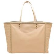 Bottega Veneta Vintage Pre-owned Laeder totevskor Pink, Dam