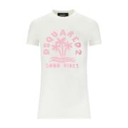 Dsquared2 T-Shirts White, Dam