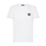 Dolce & Gabbana Stilren Vit T-shirt för Män White, Herr