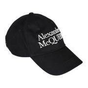 Alexander McQueen Svart/Ivory Baseballkeps - Herraccessoarer Black, He...