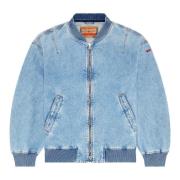 Diesel Bomberjacka i denim Blue, Herr