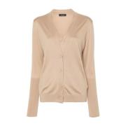 Fabiana Filippi Sand Sweaters Kollektion Beige, Dam