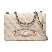 Guess Stilren Crossbody Väska Beige, Dam