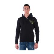 Emporio Armani EA7 Hoodies Black, Herr