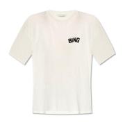 Anine Bing Louis T-shirt White, Dam