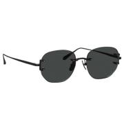 Linda Farrow Lfl1497 C1 SUN Sunglasses Black, Unisex