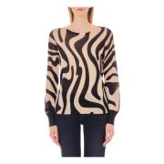 Liu Jo Round-neck Knitwear Multicolor, Dam