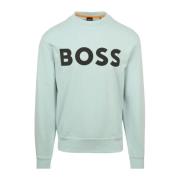 Hugo Boss Sweatshirts Blue, Herr