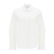 Max Mara Klassisk Vit Button-Up Skjorta White, Dam