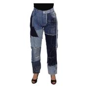 Dolce & Gabbana Straight Jeans Blue, Dam