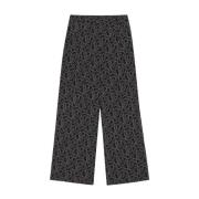 Patrizia Pepe Wide Trousers Black, Dam