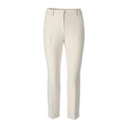 Max Mara Weekend Slim-fit Trousers White, Dam