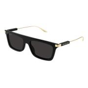 Gucci Stiliga Solglasögon Gg1437S 001 Black, Herr