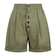 Etro Short Shorts Green, Dam