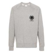 Givenchy Crest slim fit sweatshirt Gray, Herr