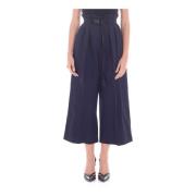 Kenzo Wide Trousers Blue, Dam