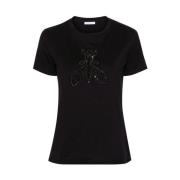 Patrizia Pepe T-Shirts Black, Dam