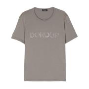 Dondup T-Shirts Gray, Herr