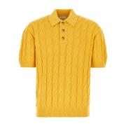 Drole de Monsieur Polo Shirts Yellow, Herr