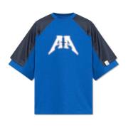 Ader Error T-shirt med logotyp Blue, Unisex
