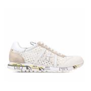 Premiata Vita Lucy Blomtryck Sneakers White, Dam