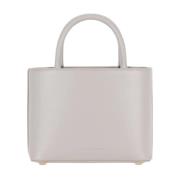Elisabetta Franchi Liten shopper handväska med avtagbar rem White, Dam