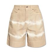 Woolrich Tie-dyed shorts Beige, Dam