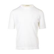 Filippo De Laurentiis Vita T-shirts och Polos Straight Fit White, Herr