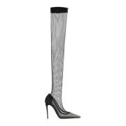 Dolce & Gabbana Over-knee Boots Black, Dam