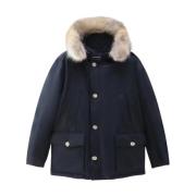 Woolrich Arctic Avtagbar Päls Anorak Parka Black, Herr