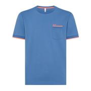 Sun68 Små Ränder T-Shirt Blue, Herr