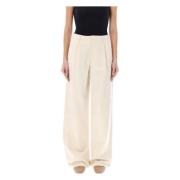 Loulou Studio Pinched Pant Beige, Dam