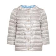 Herno Vinter Pufferjacka Beige, Dam