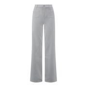 7 For All Mankind Wide Jeans White, Dam