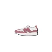 New Balance Rosa Läder Gummisula Sneakers Pink, Dam