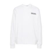 Ermenegildo Zegna Sweatshirts White, Herr