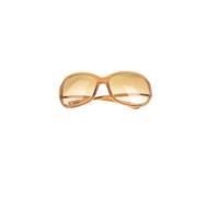 Tom Ford Pre-owned Pre-owned Plast solglasgon Brown, Dam