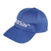 Off White Nautisk Drill Logo Baseball Cap Blue, Herr