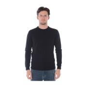 Daniele Alessandrini Ullig Sweater Pullover Black, Herr