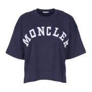 Moncler T-Shirts Blue, Dam