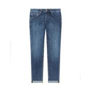 Dondup Blå Jeans för Män Aw23 Blue, Herr