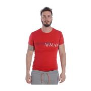 Emporio Armani Sweatshirts Red, Herr