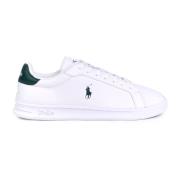 Polo Ralph Lauren Vit/College Grön Läder Sneakers White, Herr