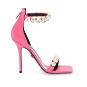 Versace Stiliga Sommar Sandaler för Kvinnor Pink, Dam