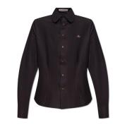 Vivienne Westwood Skjorta med logotyp Black, Dam